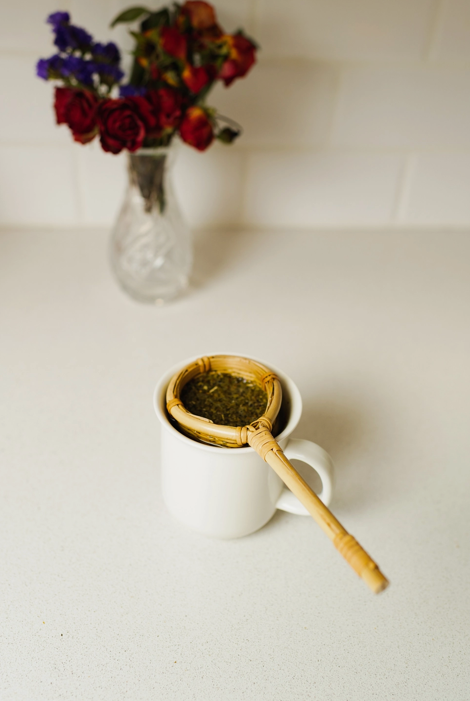 Bamboo Hand Woven Tea Strainer