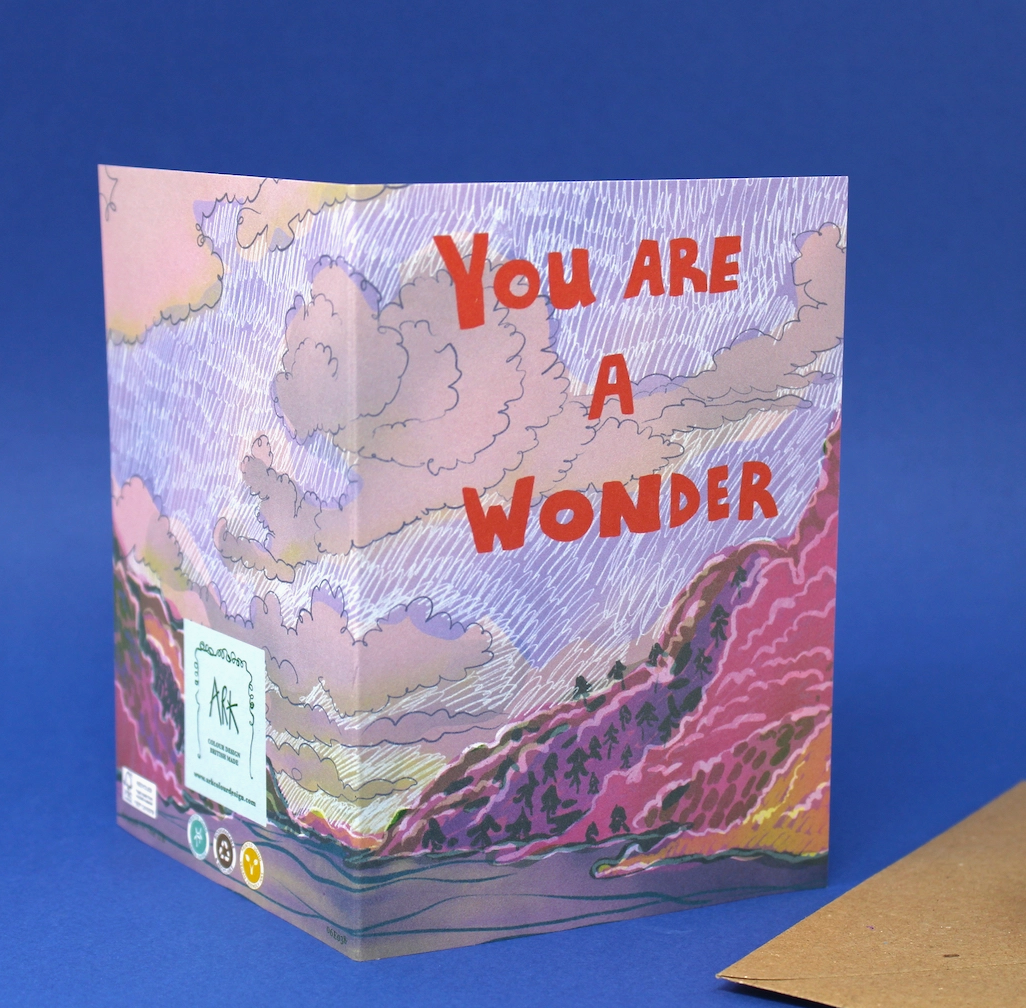 You Are A Wonder A6 Greetings Card