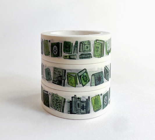 Mossy Books Washi Tape