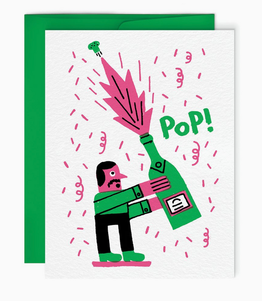 Champagne — Greeting Card