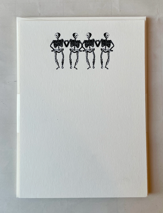 Dancing Skeletons Stationary