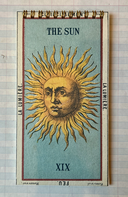 The Sun Tarot Card Notebook