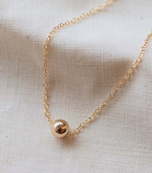 Gold Fill Sphere Necklace