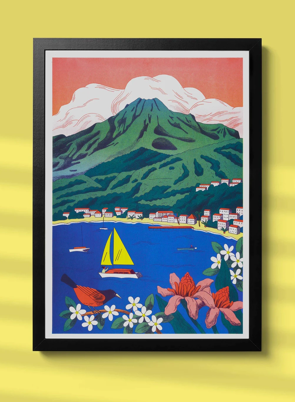 A3 Poster Anne-Hélène Dubray - Montagne Pêlée