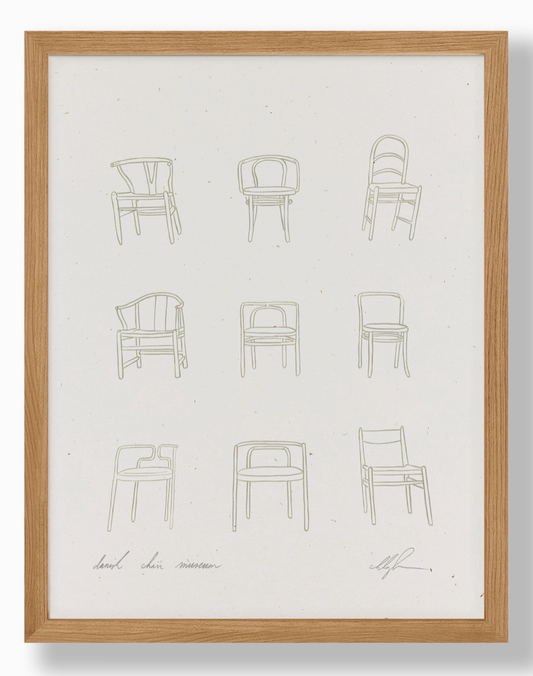 Danish Chair Museum Art Print