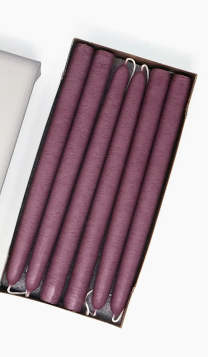 Pair of 10" Taper Candles, Various Colors