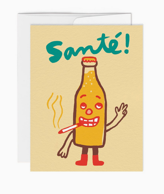 Santé ! — Greeting Card