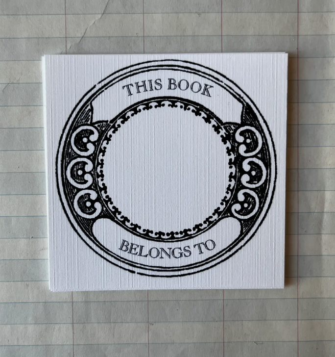 Antique Inspired Book Plates